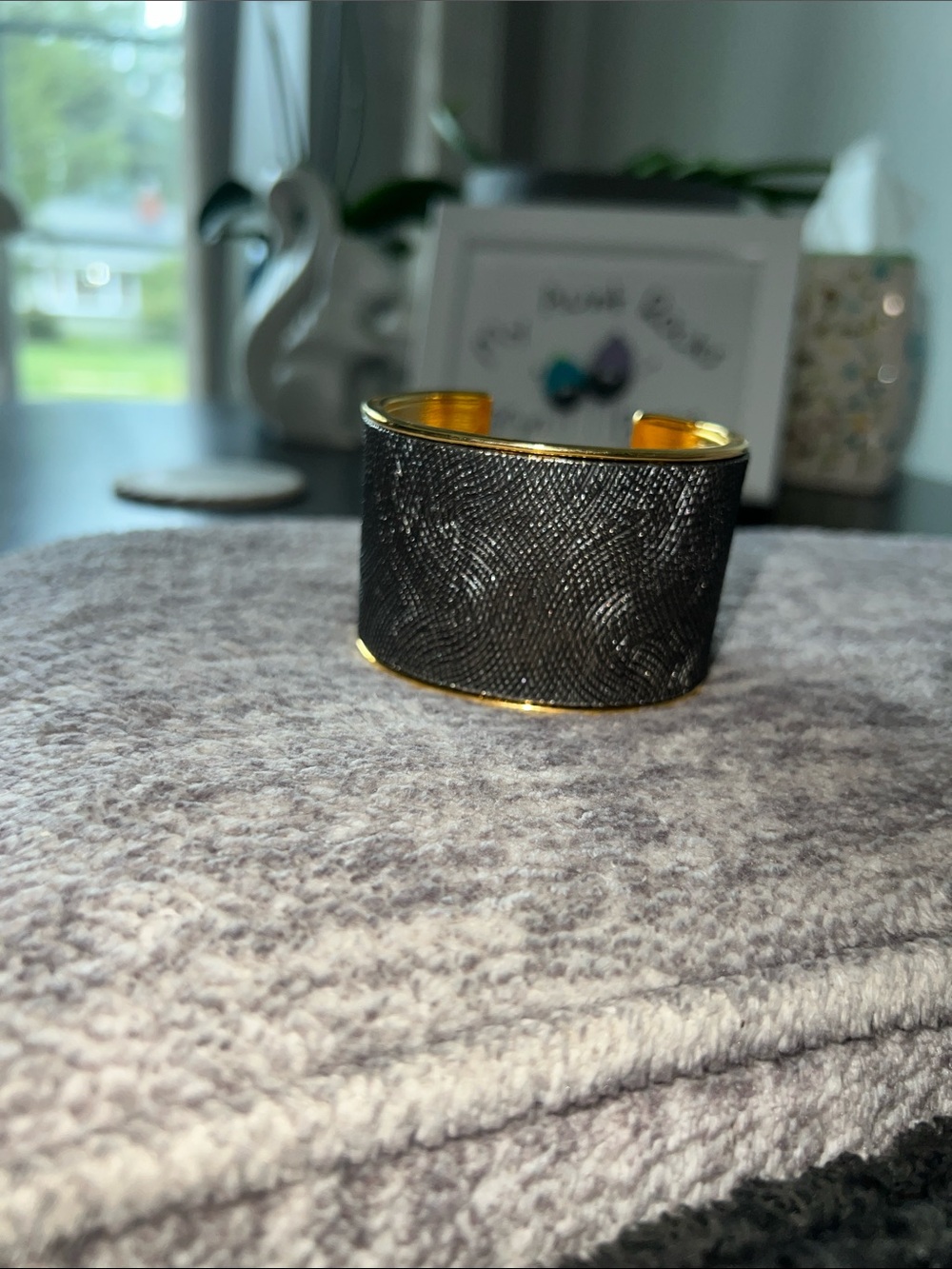 St. John Metal Cuff Bracelet